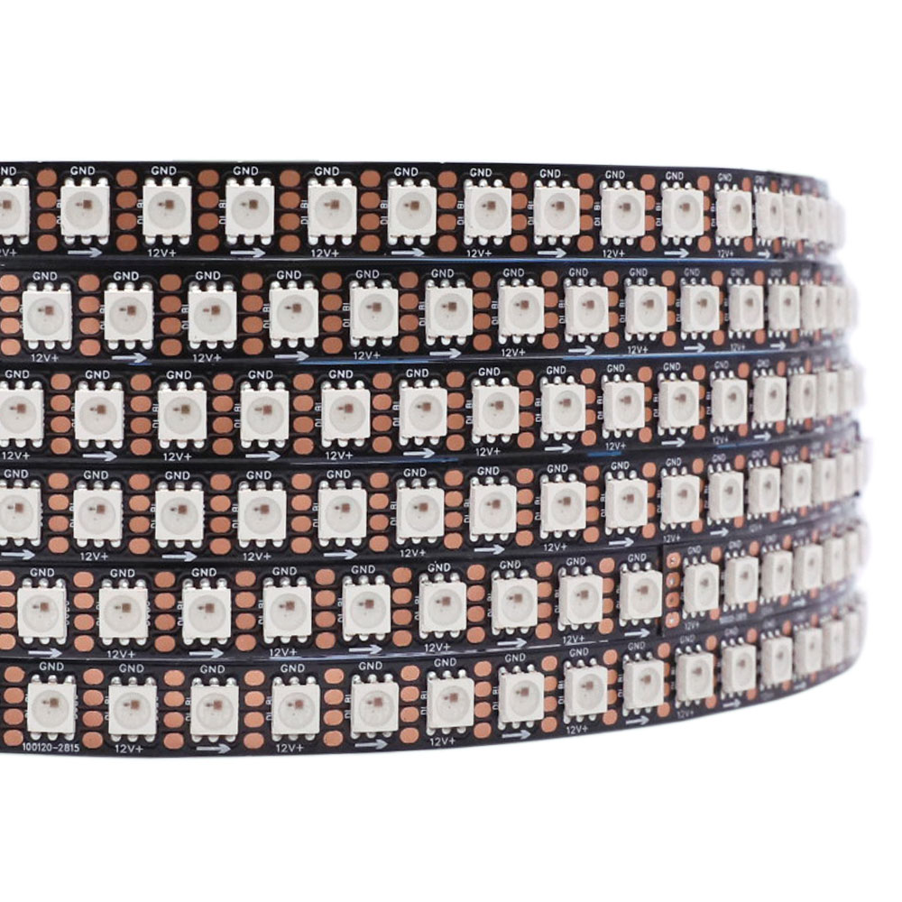 DC12V 120LEDs/m GS8208 Individually Addressable RGB LED Strip Lights